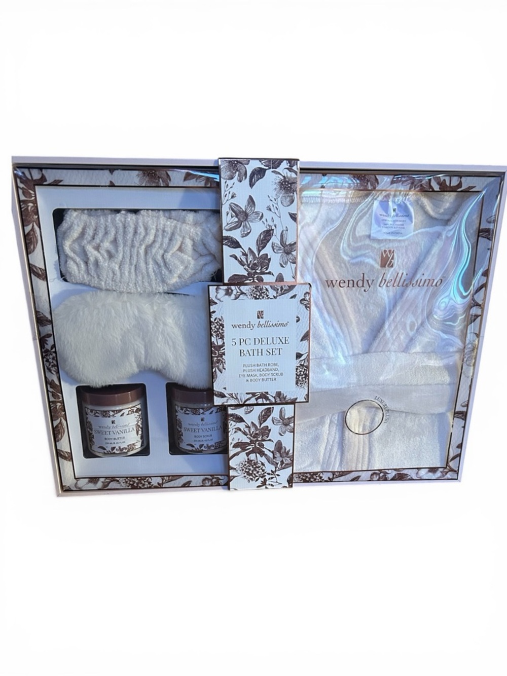 Wendy Bellissimo White Bath & Body 5-Piece Deluxe Set